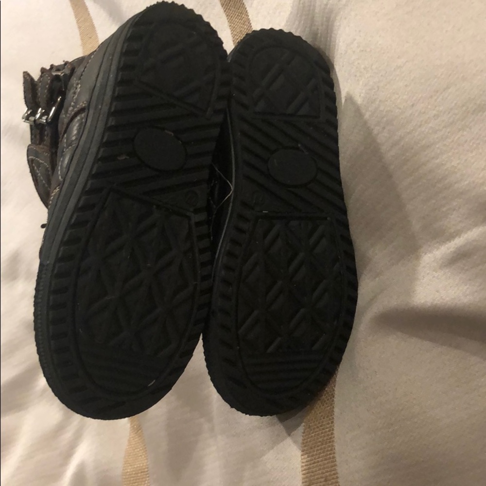 GF Ferre natural leather and fur toddler shoes - Picture 7 of 8